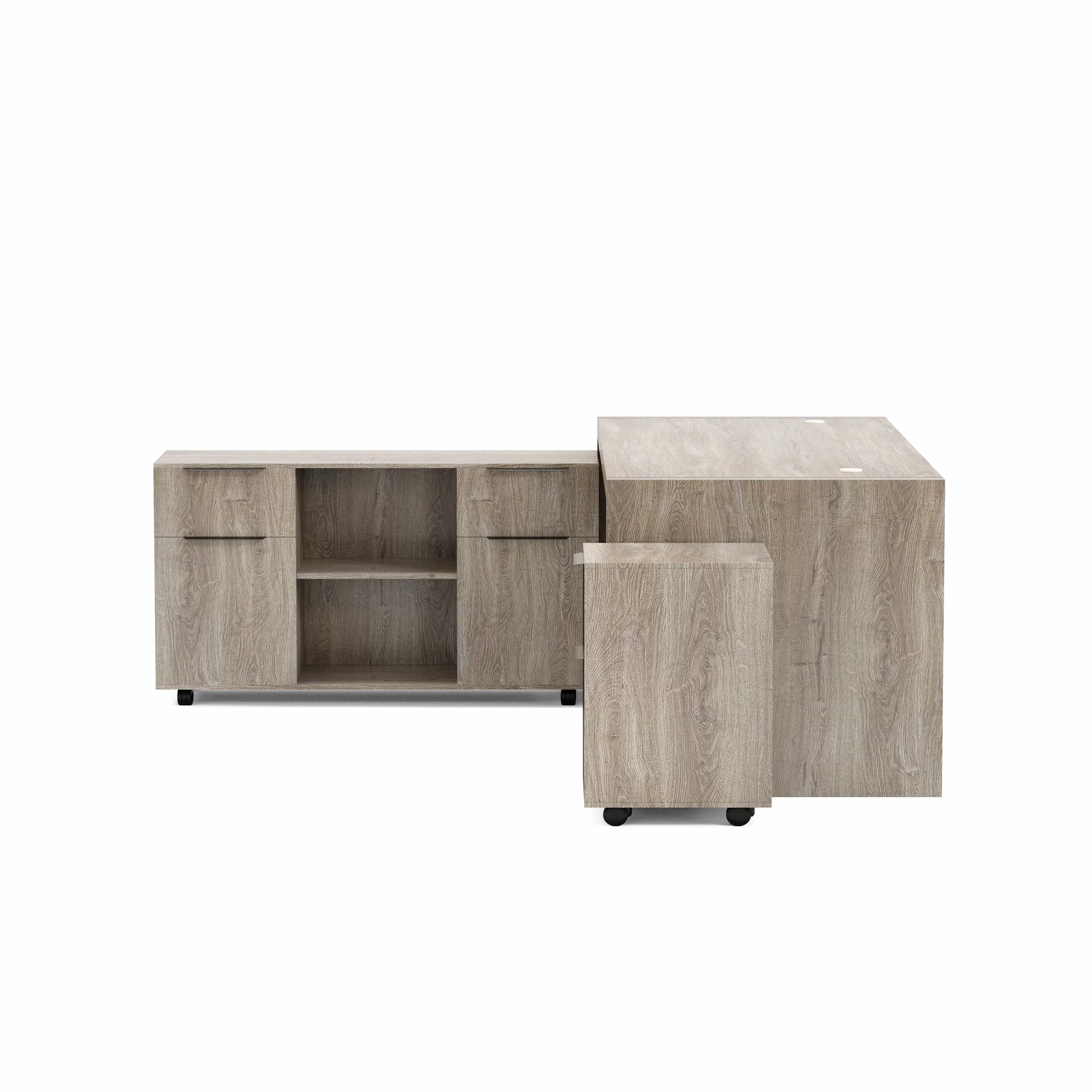 Juliet ยท Executive Desk w/ Mobile Storage