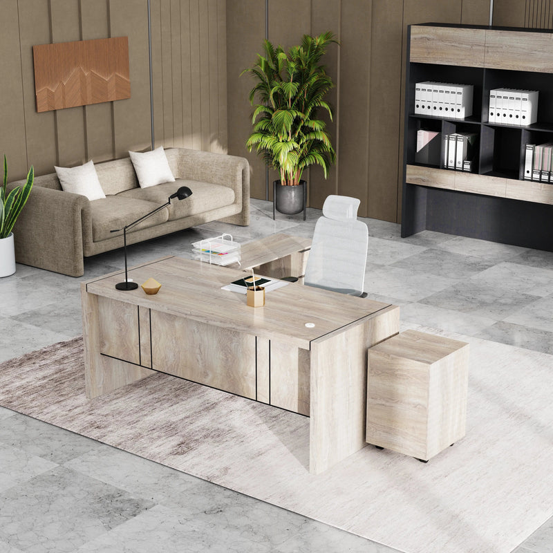 Juliet ยท Executive Desk w/ Mobile Storage