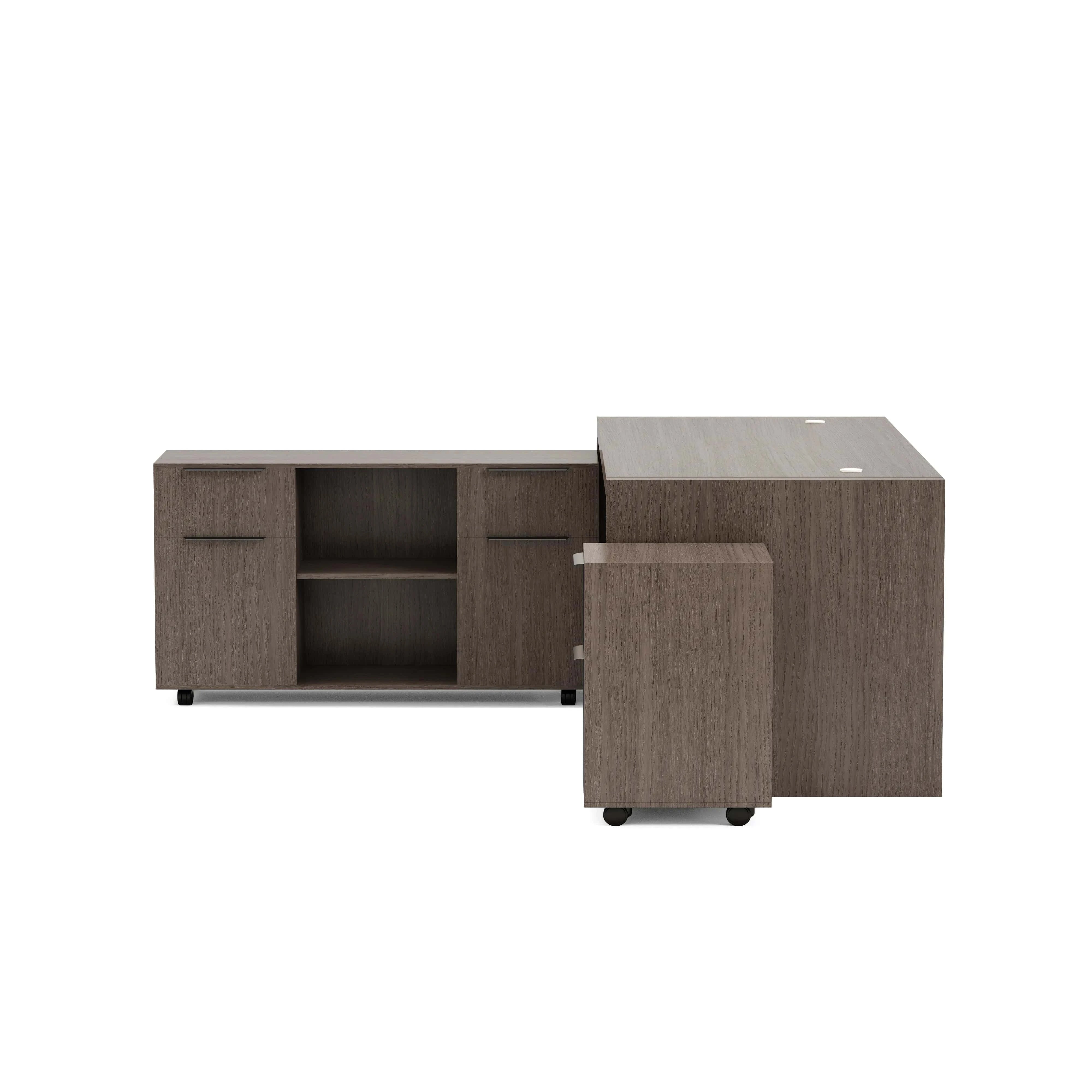 Juliet ยท Executive Desk w/ Mobile Storage