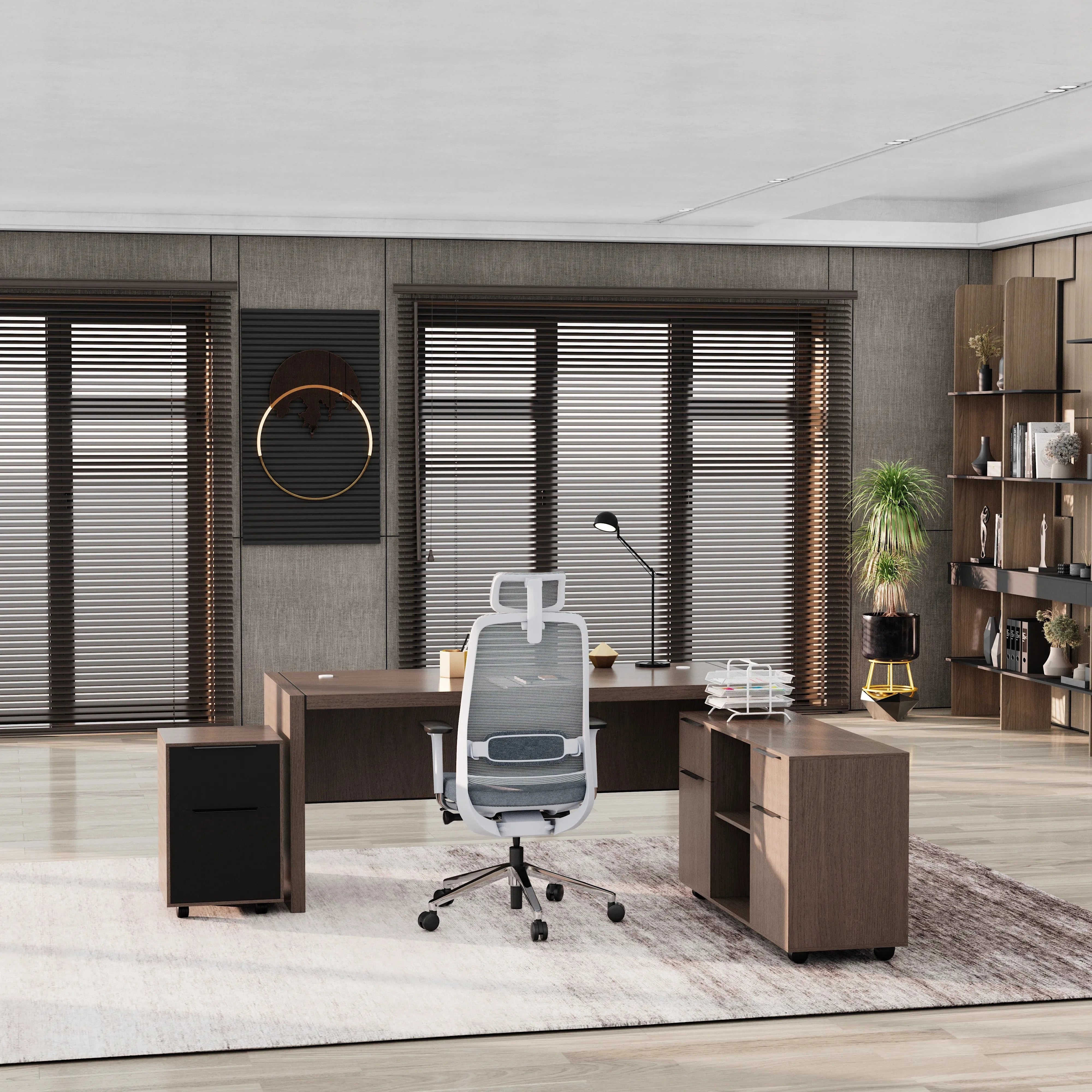 Juliet ยท Executive Desk w/ Mobile Storage