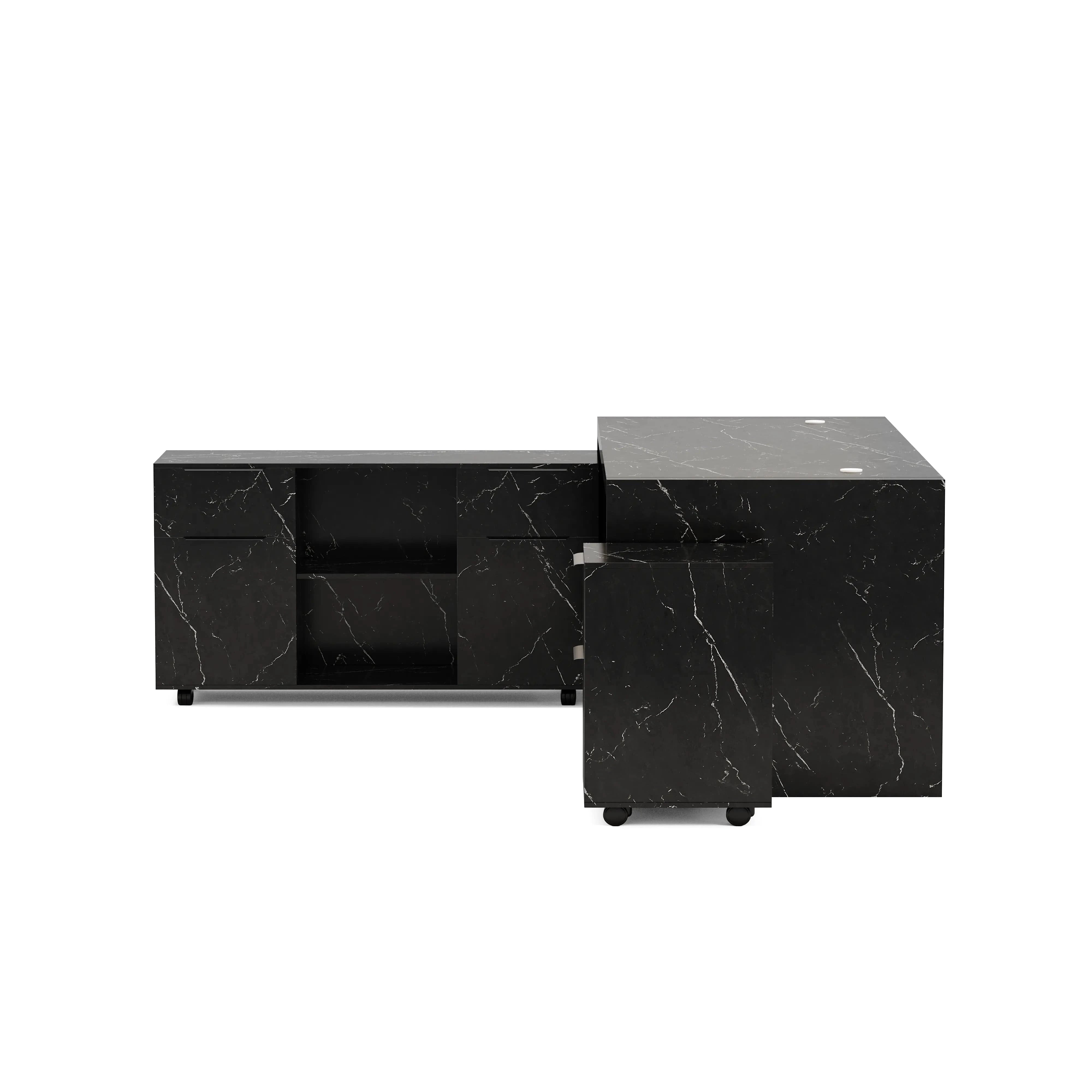 Juliet ยท Executive Desk w/ Mobile Storage