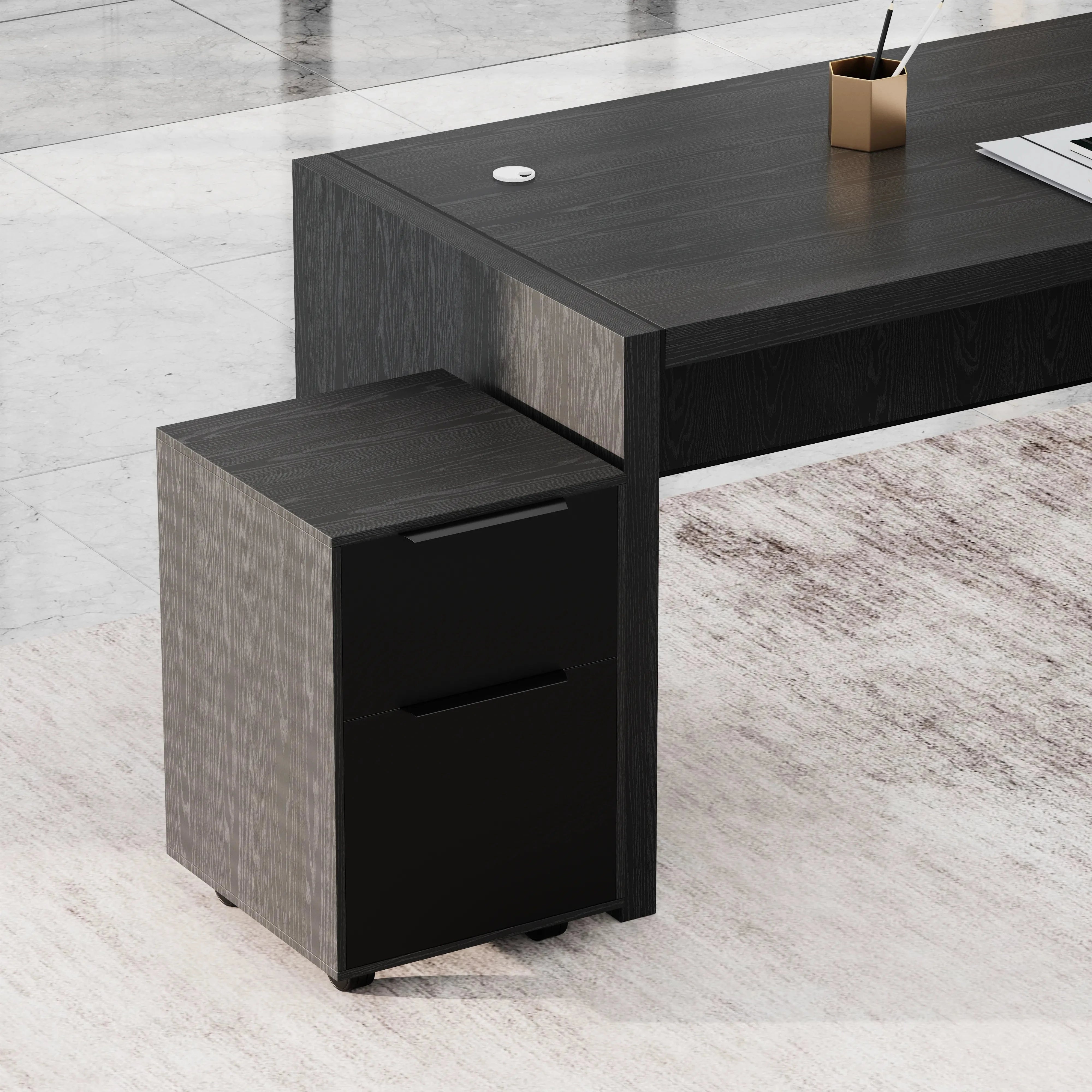 Juliet ยท Executive Desk w/ Mobile Storage