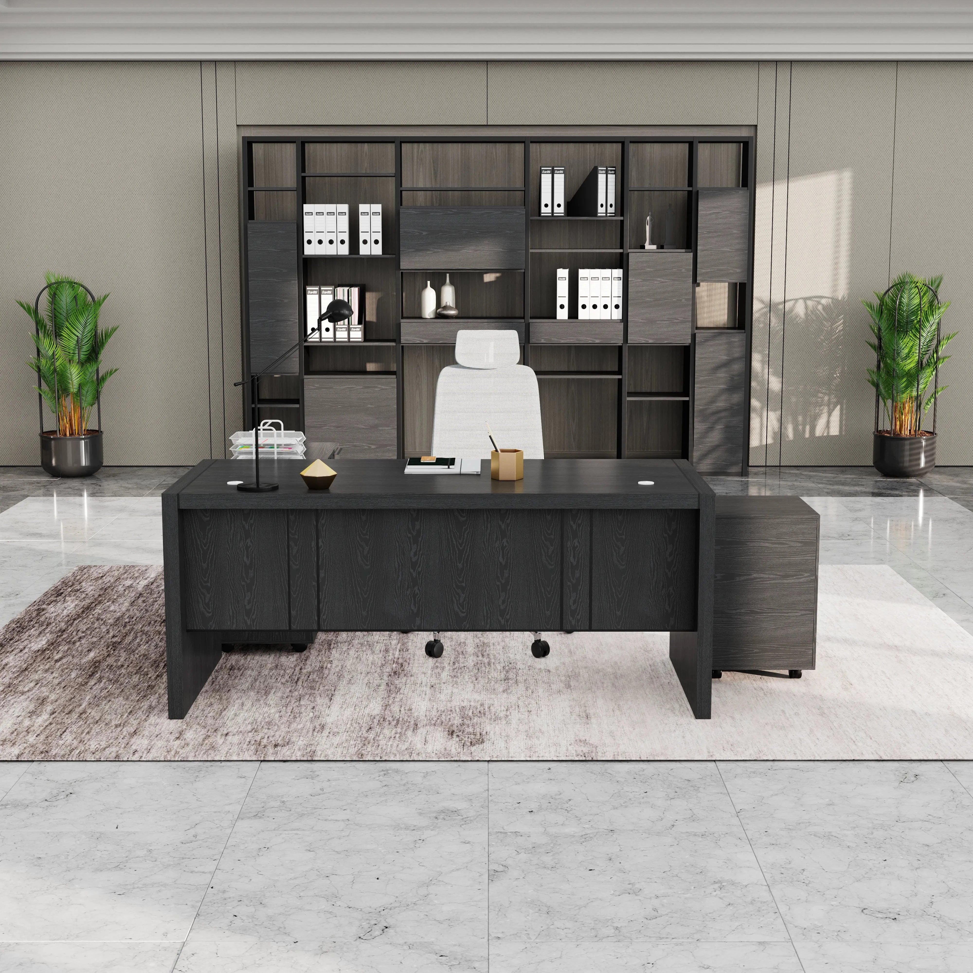 Juliet ยท Executive Desk w/ Mobile Storage