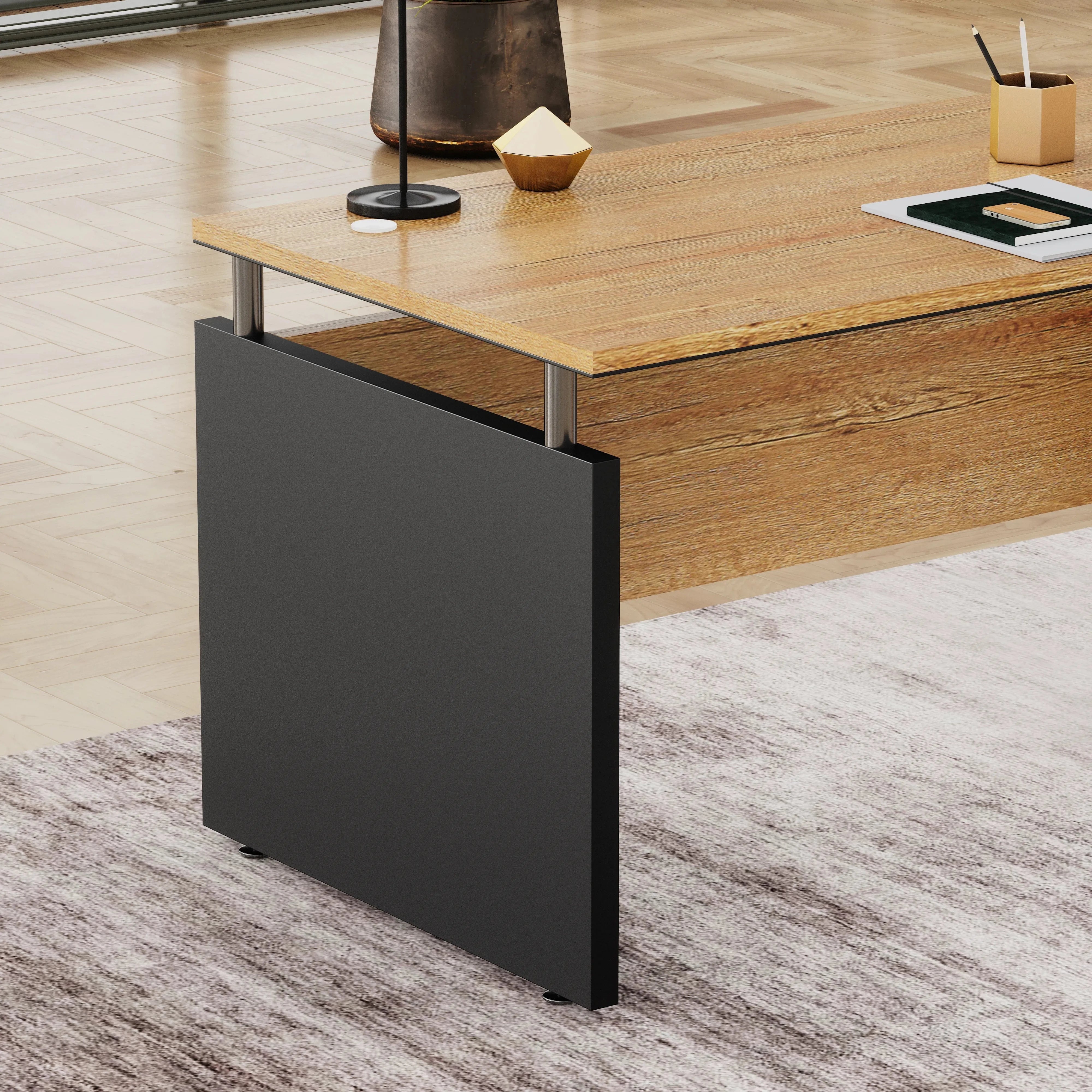 Juniper · Modern L-Shaped Executive Desk