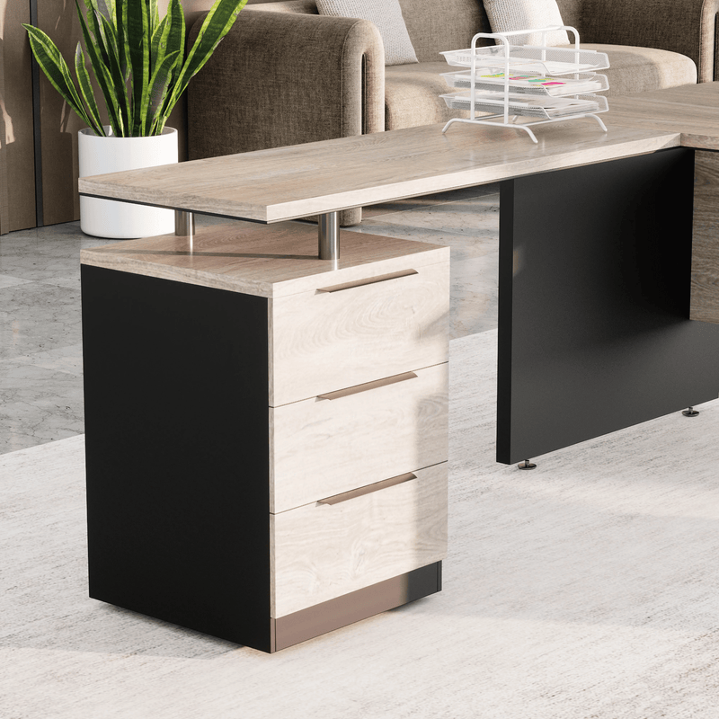 Juniper · Modern L-Shaped Executive Desk