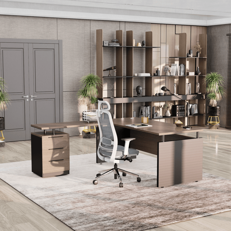 Juniper · Modern L-Shaped Executive Desk