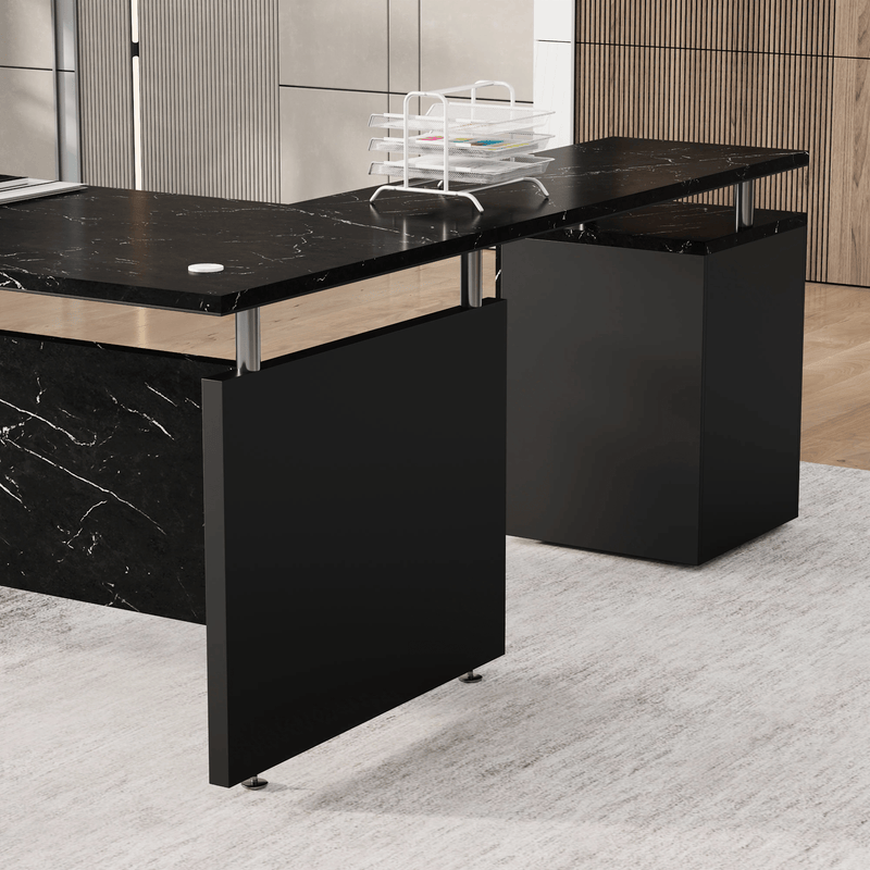 Juniper · Modern L-Shaped Executive Desk