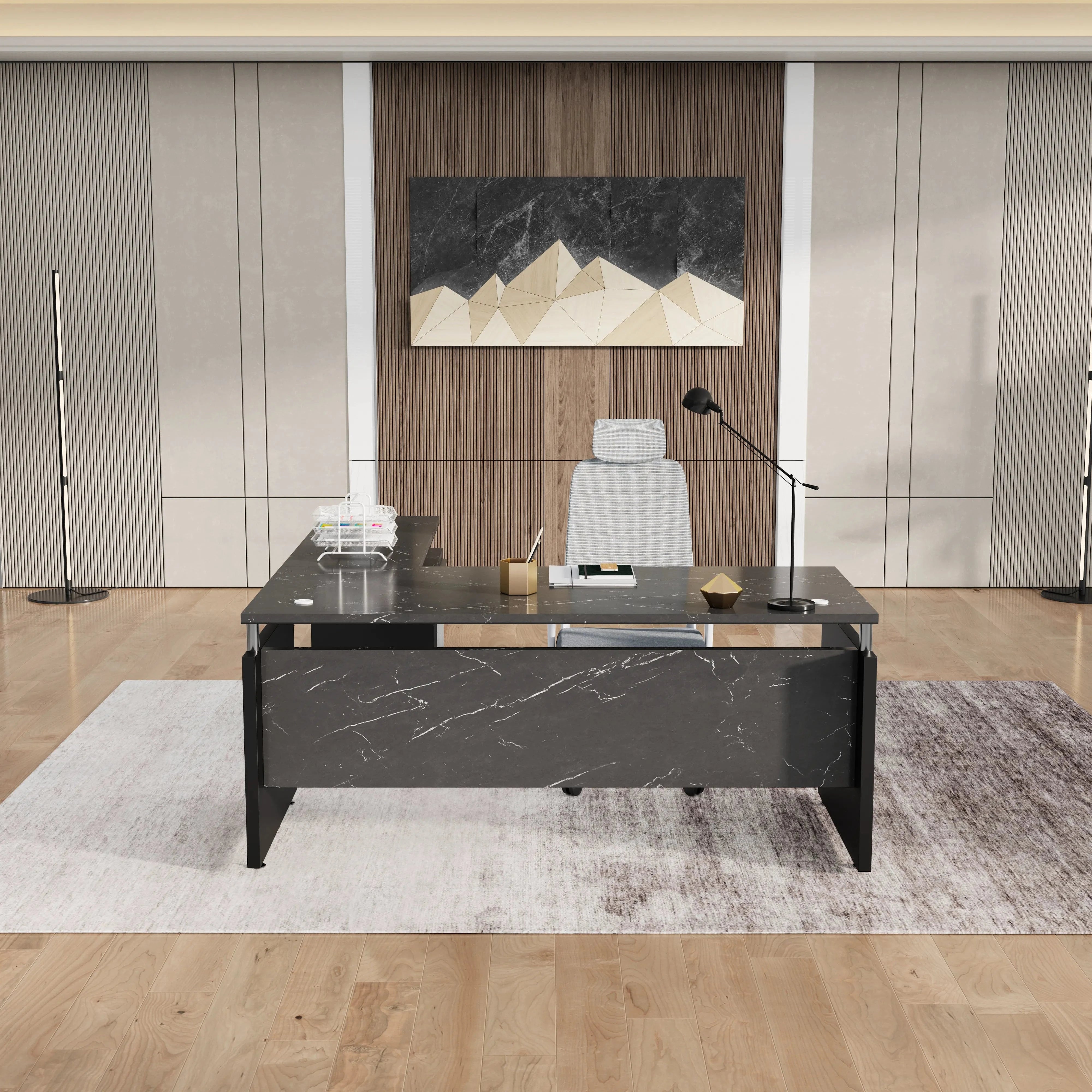 Juniper · Modern L-Shaped Executive Desk