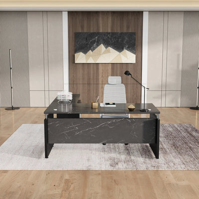 Juniper ยท Modern L-Shaped Executive Desk