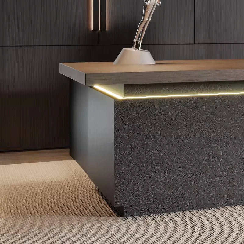 Kael · Modern L-Shaped Executive Desk