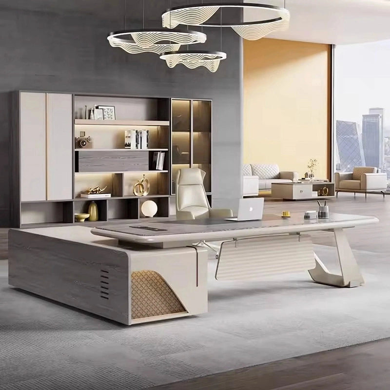 Kaelor · Modern L-Shaped Executive Desk