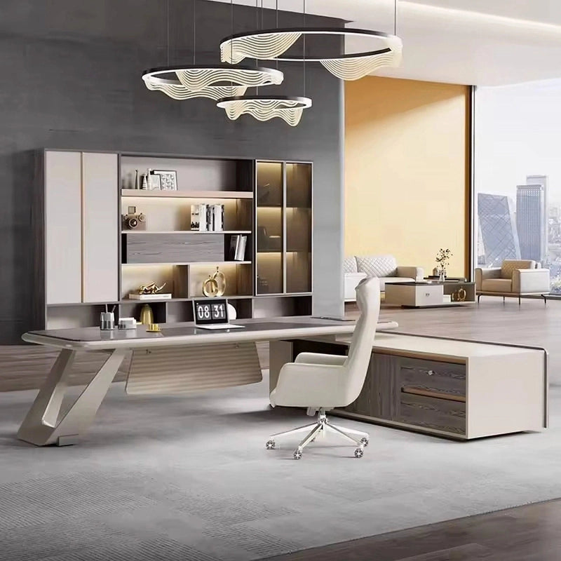 Kaelor · Modern L-Shaped Executive Desk