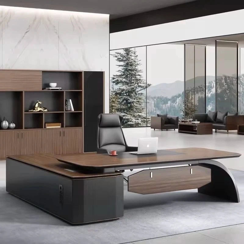 Kai ยท Modern L-Shaped Executive Desk
