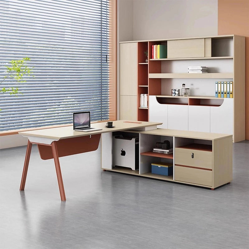 Kaiel · Modern L-Shaped Executive Desk