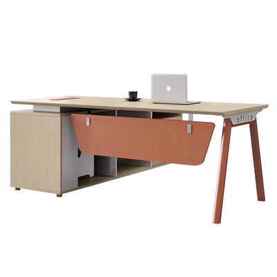 Kaiel ยท Modern L-Shaped Executive Desk