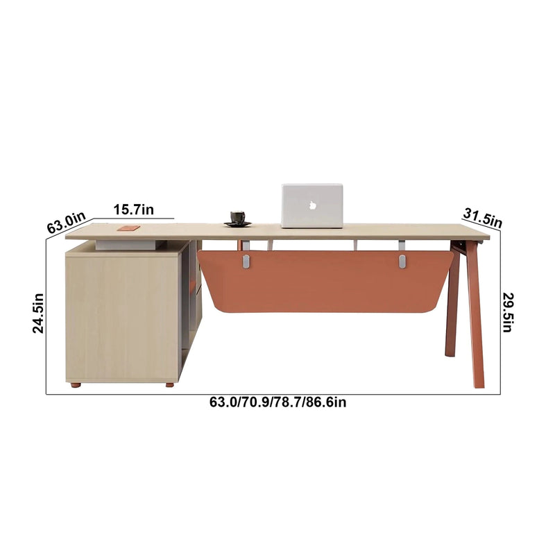 Kaiel · Modern L-Shaped Executive Desk