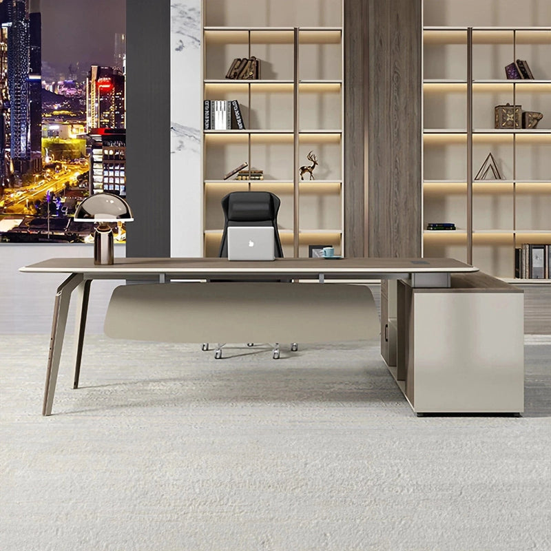 Kairon · Modern L-Shaped Executive Desk