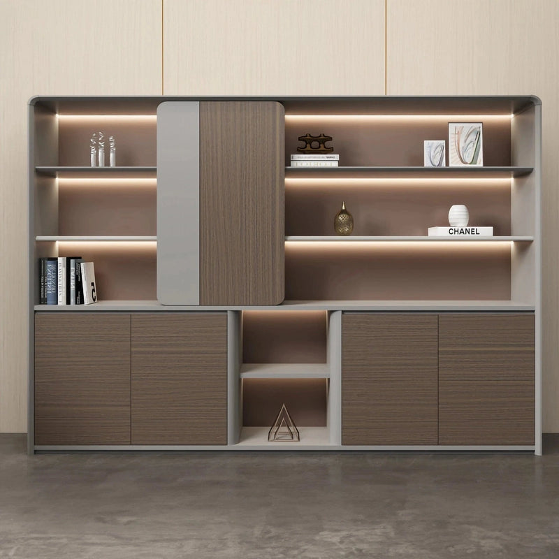 Kaithos · Office Shelves w/ Lighting & Storage