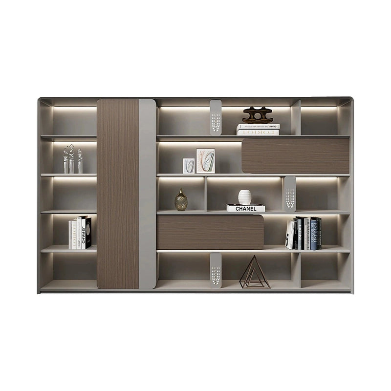 Kaithos · Office Shelves w/ Lighting & Storage