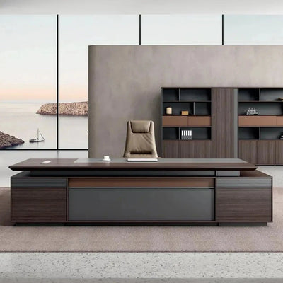 Kaius ยท Modern L-Shaped Executive Desk