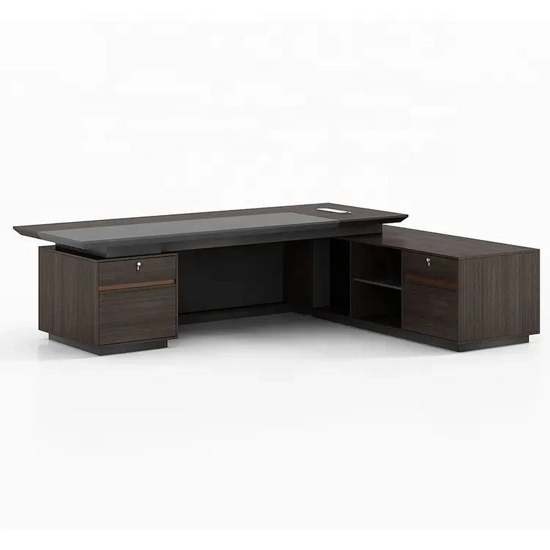 Kaius · Modern L-Shaped Executive Desk