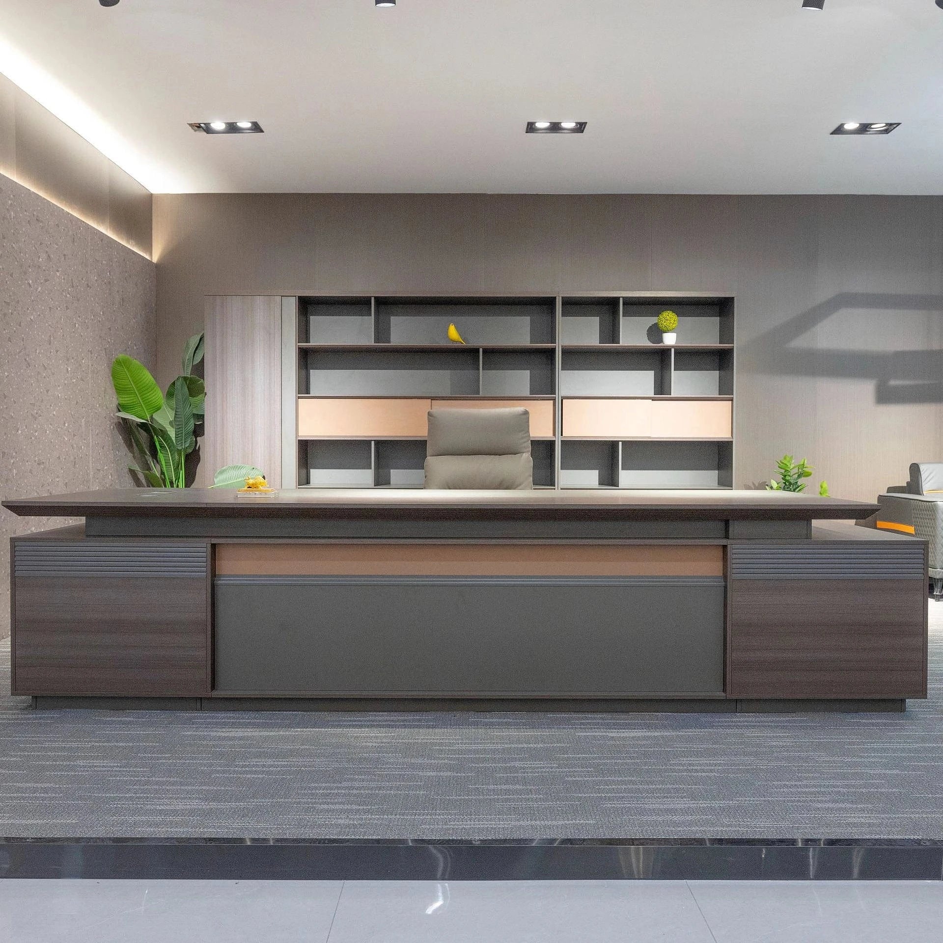 Kaius · Modern L-Shaped Executive Desk