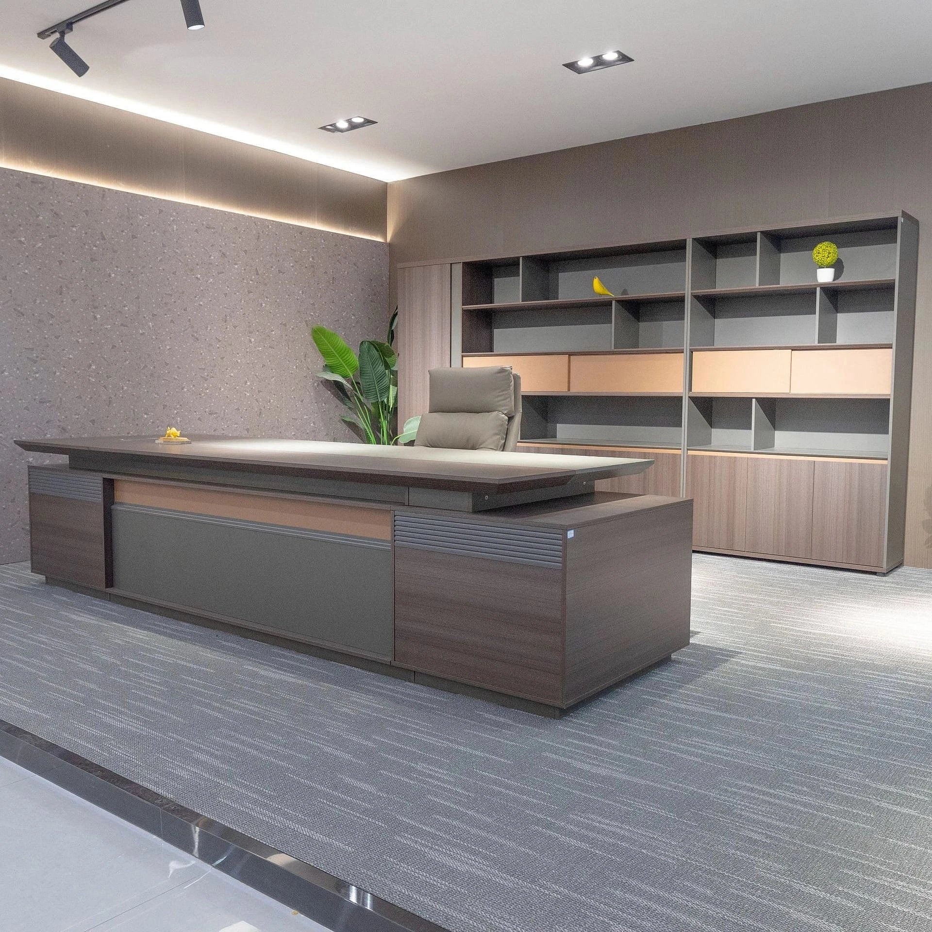 Kaius · Modern L-Shaped Executive Desk