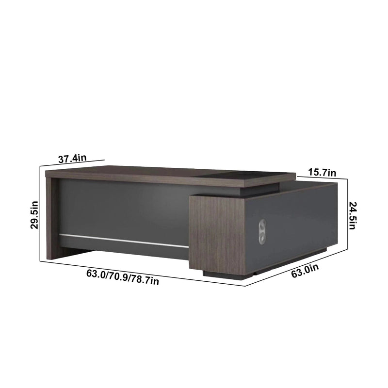 Kaldor ยท Modern L-Shaped Executive Desk
