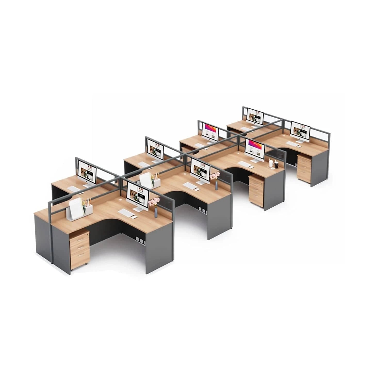Keaton ยท L-Shaped Cubicle Workstation