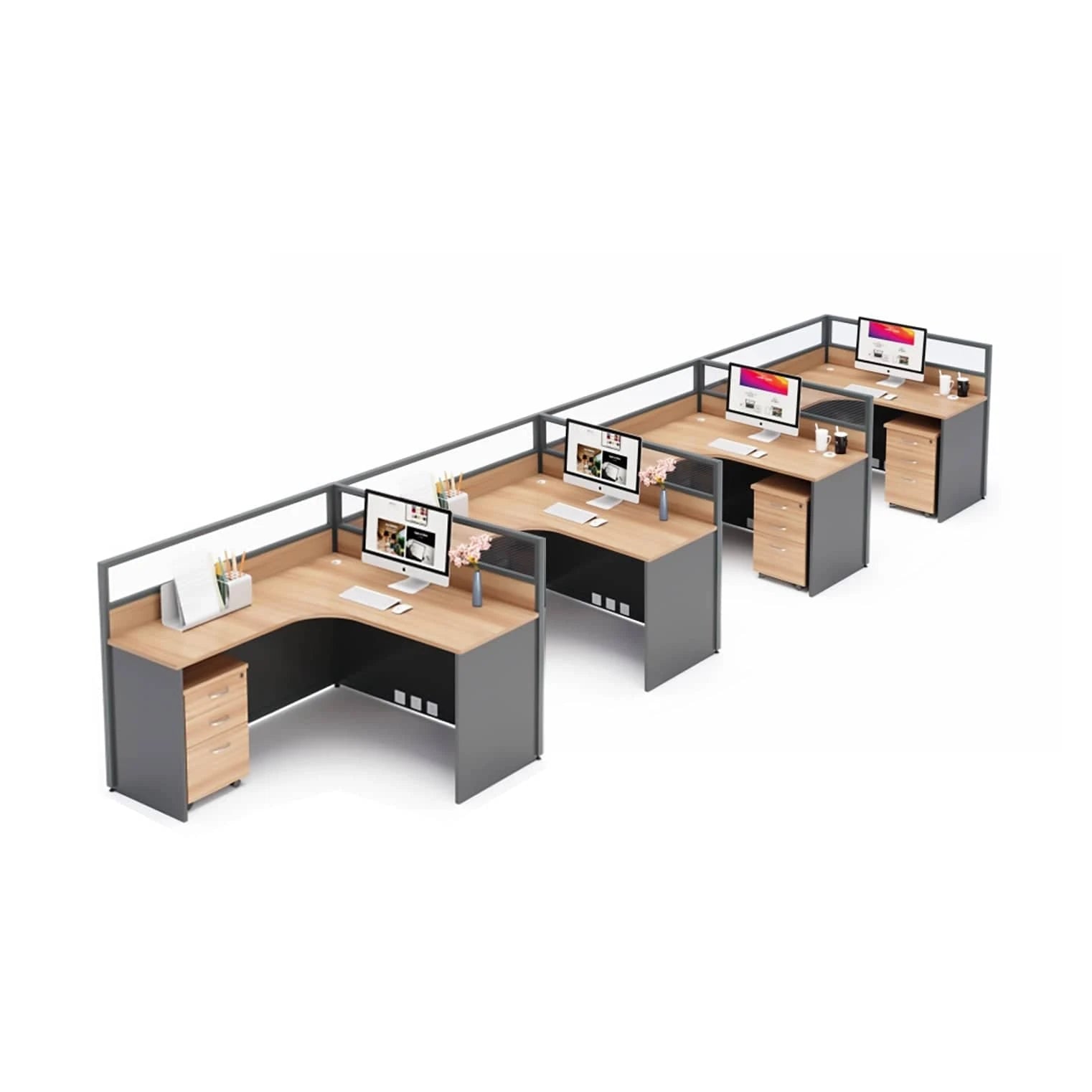 Keaton ยท L-Shaped Cubicle Workstation