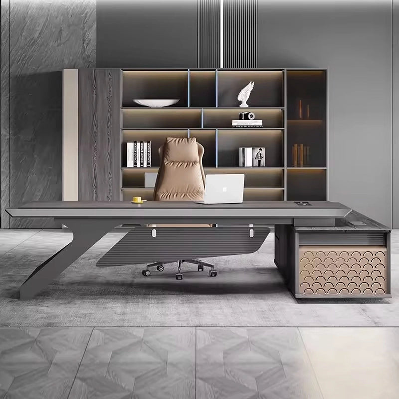 Keiran ยท Modern L-Shaped Executive Desk