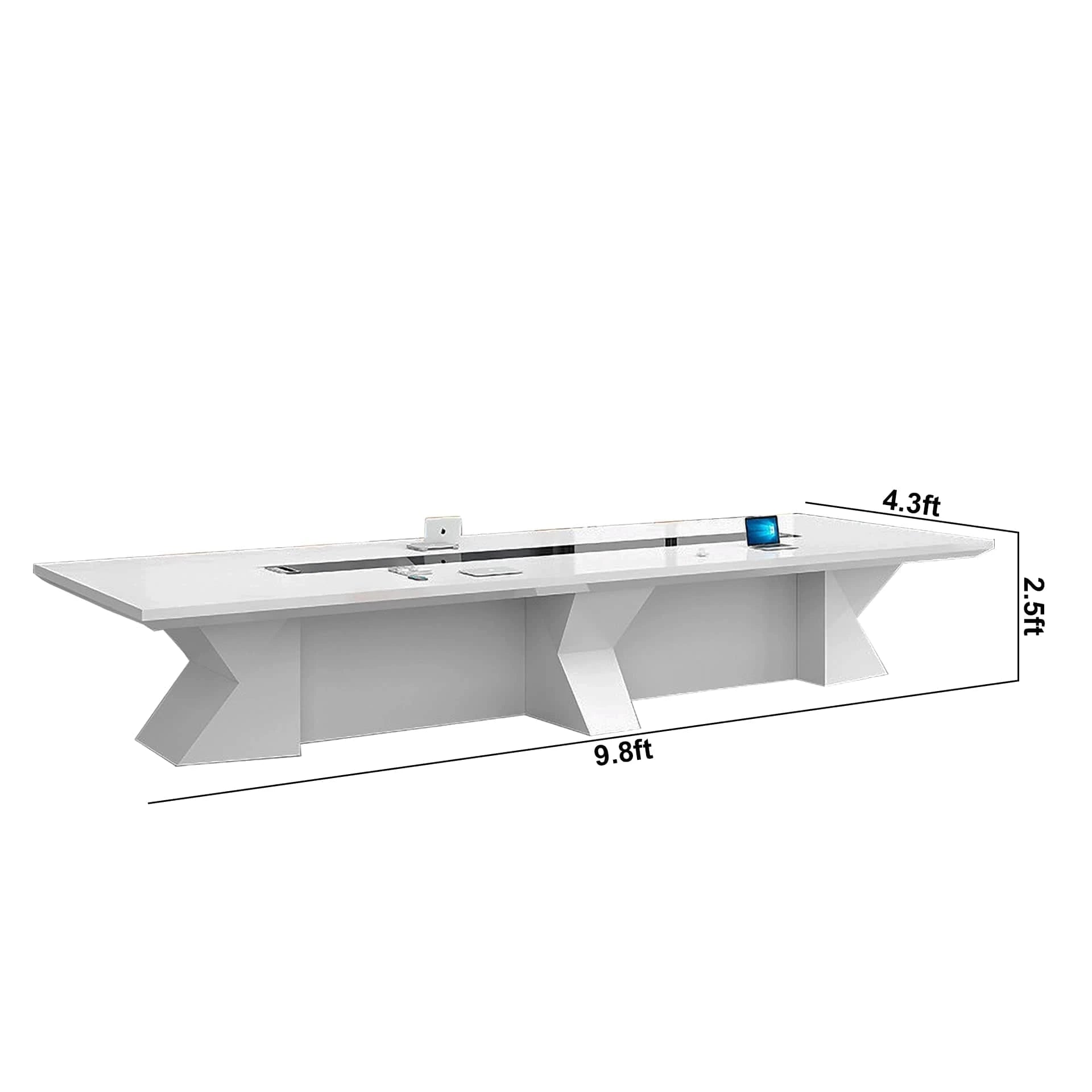 Kendrick · Conference Room Table, White