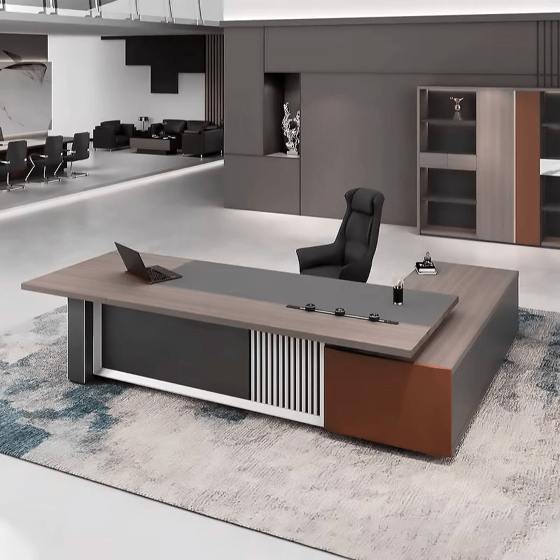 Kenny · Modern L-Shaped Executive Desk
