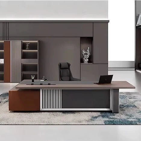 Kenny · Modern L-Shaped Executive Desk