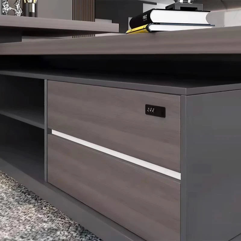 Kenny · Modern L-Shaped Executive Desk