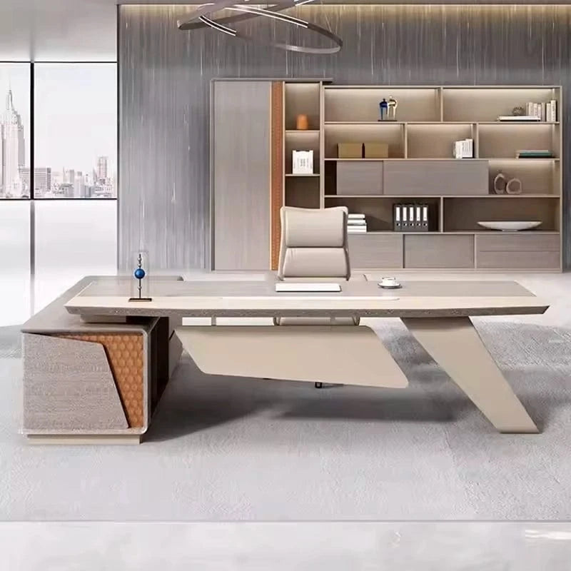 Kevin ยท Modern L-Shaped Executive Desk