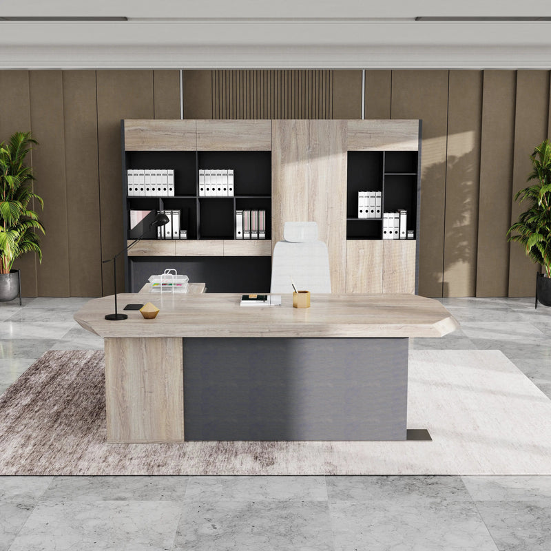 Khloe · Modern L-Shaped Executive Desk