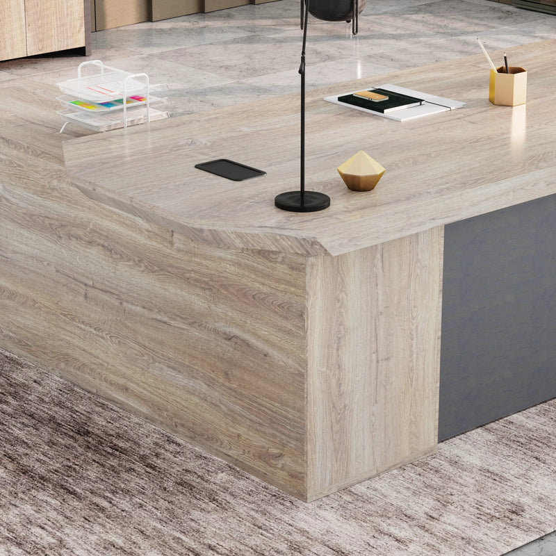 Khloe · Modern L-Shaped Executive Desk