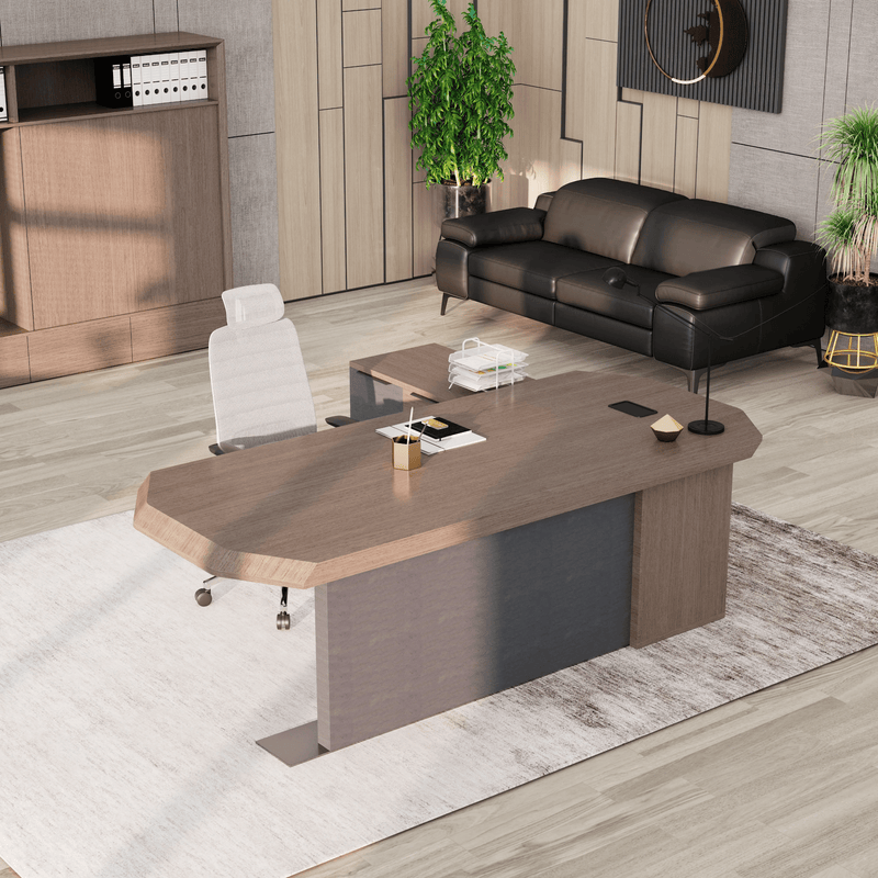 Khloe · Modern L-Shaped Executive Desk