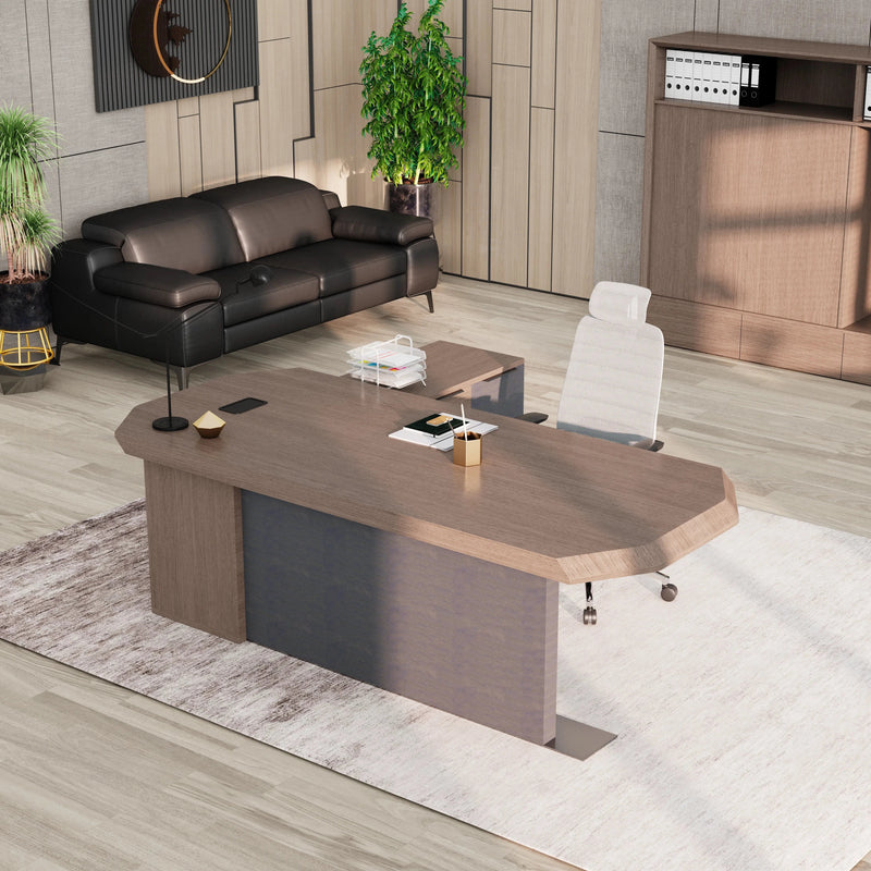 Khloe · Modern L-Shaped Executive Desk