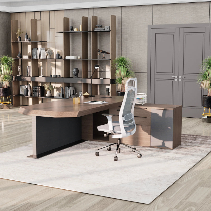 Khloe · Modern L-Shaped Executive Desk