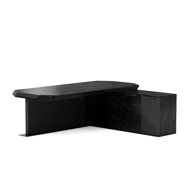 Khloe · Modern L-Shaped Executive Desk
