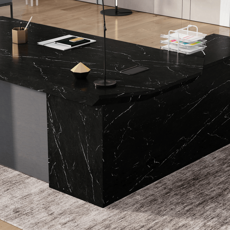 Khloe · Modern L-Shaped Executive Desk