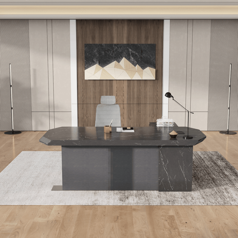 Khloe · Modern L-Shaped Executive Desk