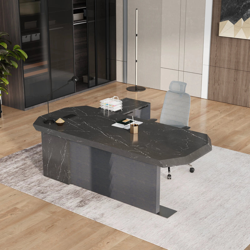 Khloe · Modern L-Shaped Executive Desk