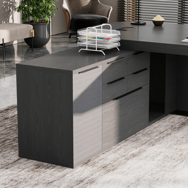 Khloe · Modern L-Shaped Executive Desk