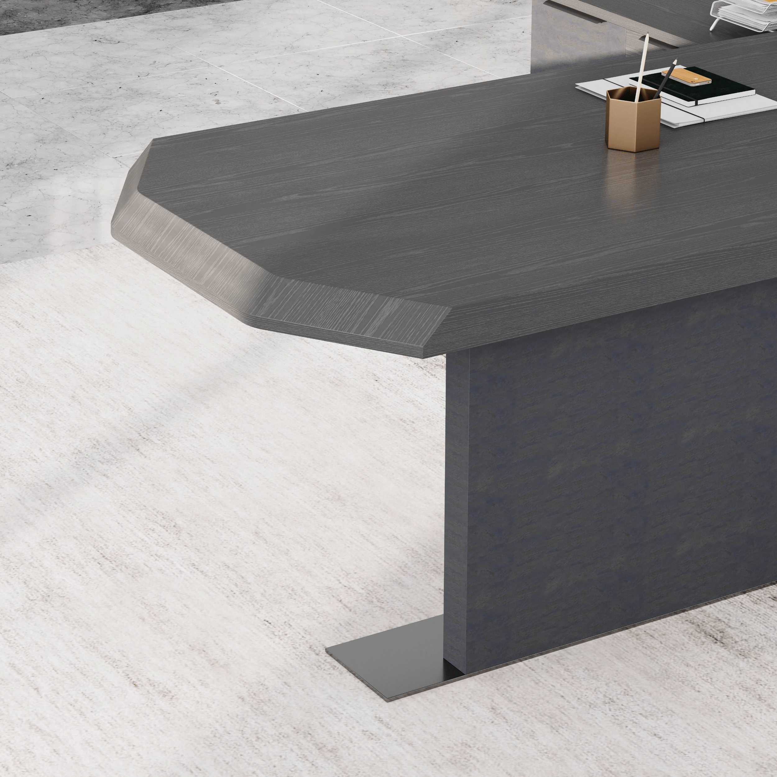 Khloe · Modern L-Shaped Executive Desk