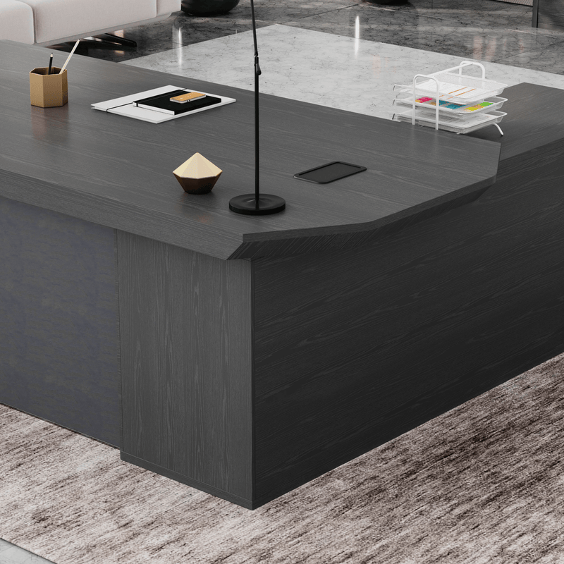 Khloe · Modern L-Shaped Executive Desk