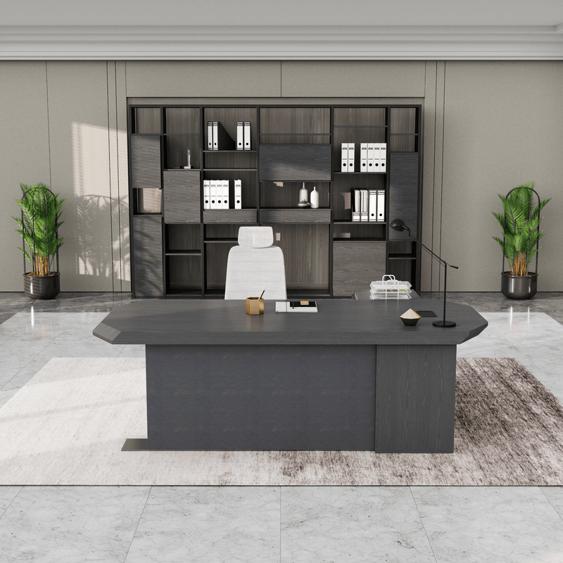 Khloe · Modern L-Shaped Executive Desk