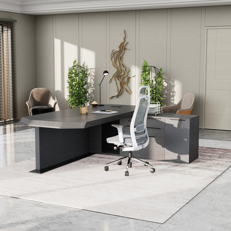 Khloe · Modern L-Shaped Executive Desk